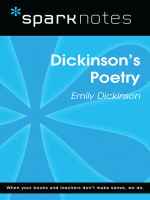 cover image of Dickinson's Poetry (SparkNotes Literature Guide)